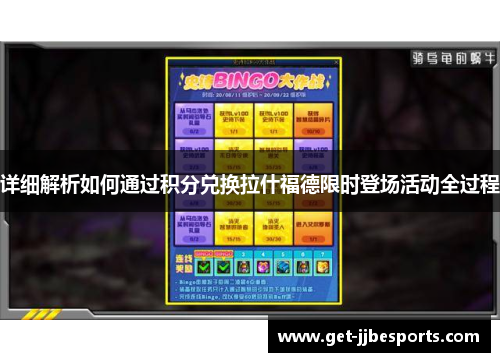 详细解析如何通过积分兑换拉什福德限时登场活动全过程 详细解析如何通过积分兑换拉什福德限时登场活动全过程