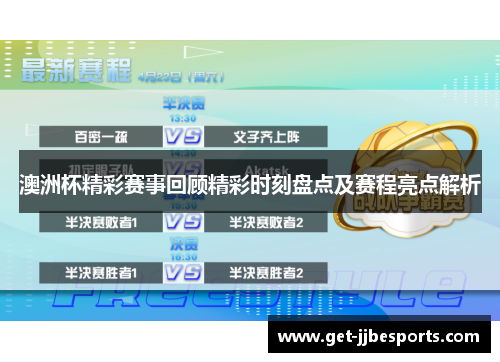 澳洲杯精彩赛事回顾精彩时刻盘点及赛程亮点解析